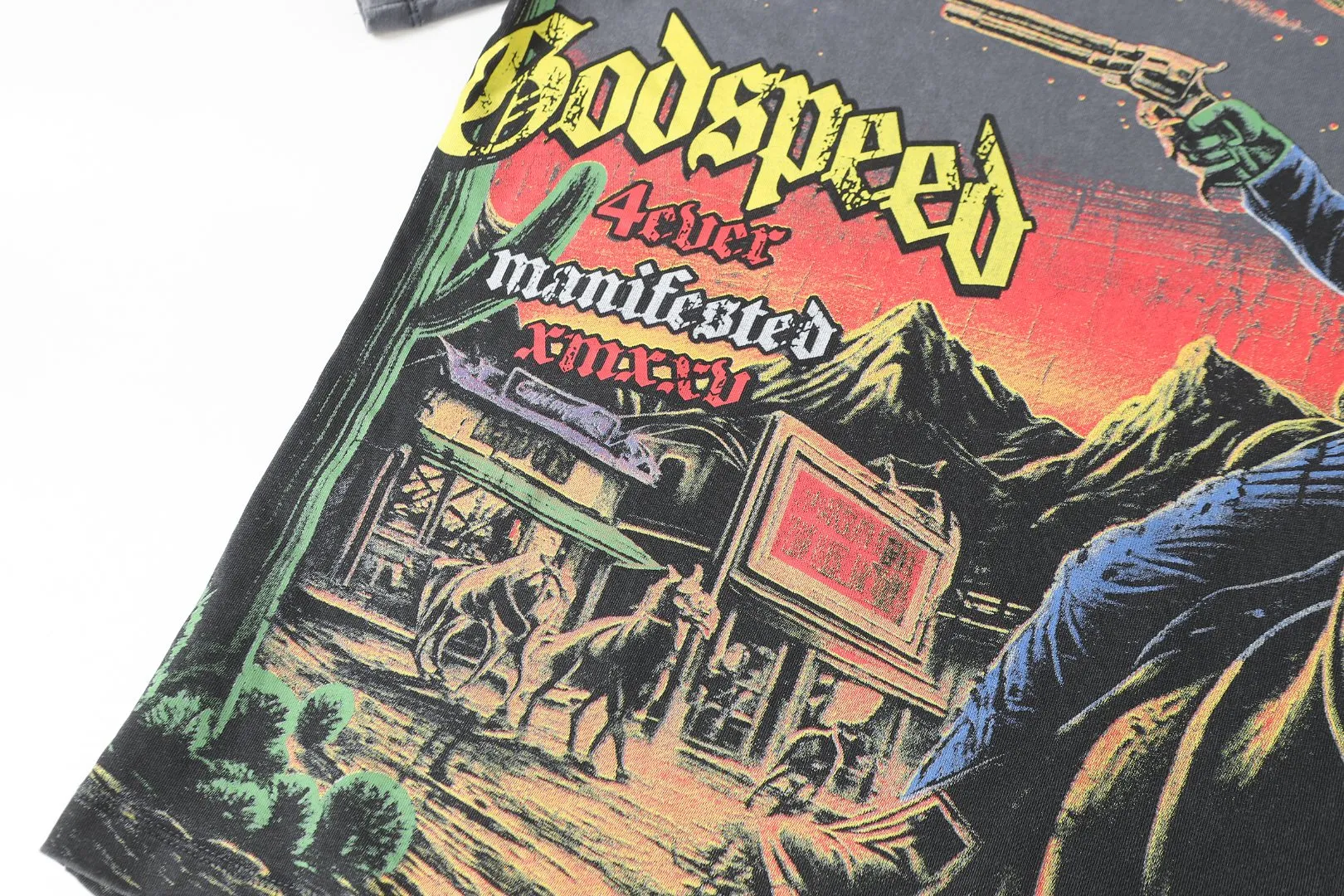 G 6206# Black/ ｜ godspeed（ + ） In Stock Retro T （fabric）：32 Sizes（size）：S-M-L-XL （colour）： Black/ 👉